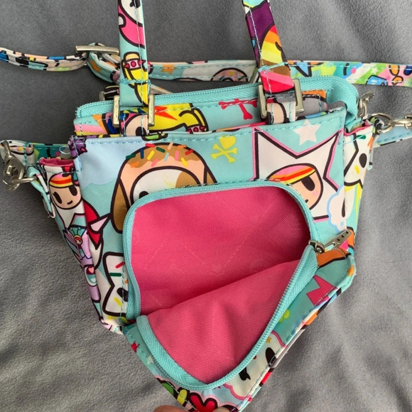 RARE Ju-Ju-Be JuJuBe X Tokidoki Itty Bitty Be Unikiki 2.0 Bag Purse blue mini - Picture 6 of 9
